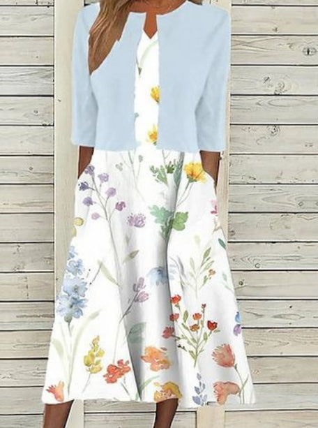 Alou | Charm Floral Dress Set
